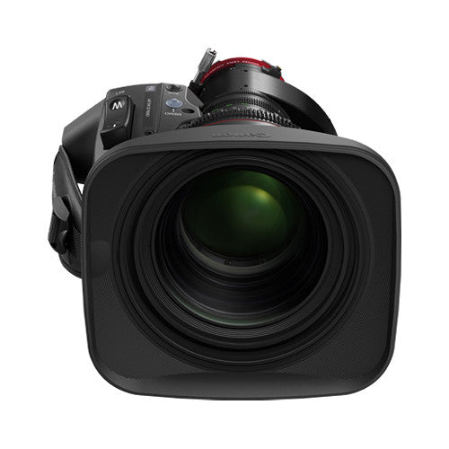 Canon CINE-SERVO 25-250mm T2.95 cinema zoom lens with EF mount for film, broadcast, and live production
