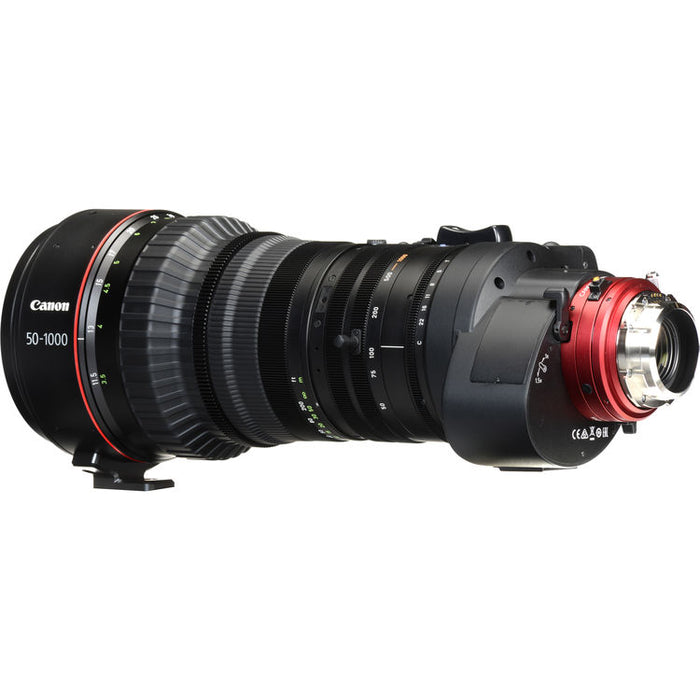 Canon CINE-SERVO 50-1000mm cinema zoom lens with ARRI PL mount for long-range broadcast and film production
