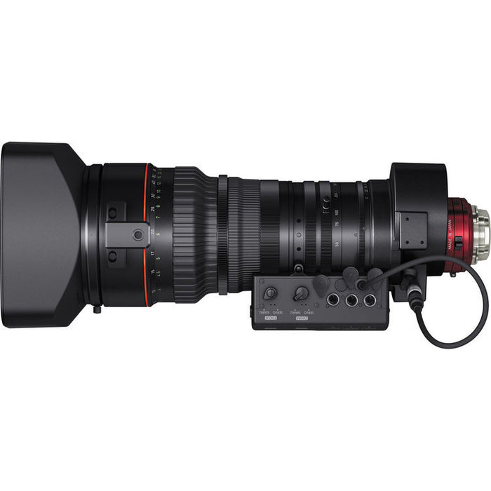 Canon CINE-SERVO 50-1000mm cinema zoom lens with ARRI PL mount for long-range broadcast and film production
