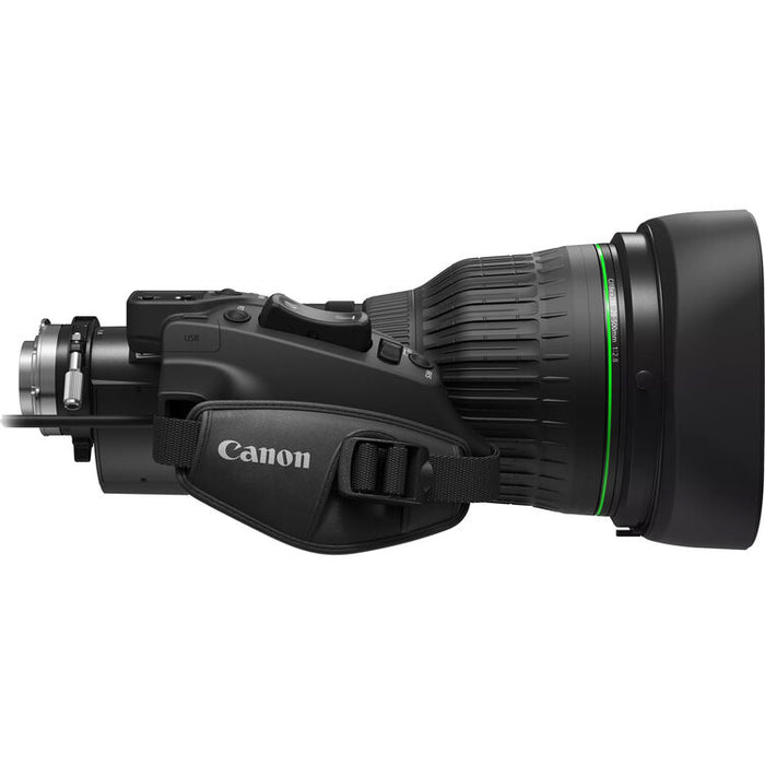 Canon CJ18ex28B IASE T 2/3 inch UHDGC 18x super-telephoto broadcast lens with 28-500mm range and 2x extender