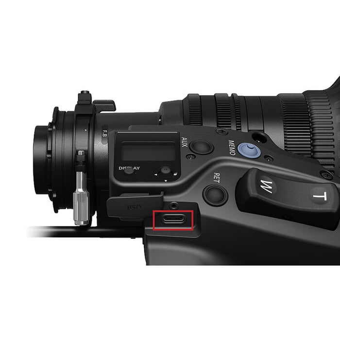Canon CJ20ex5B IASE T 2/3 inch 4K UHDxs 20x broadcast lens with 5-100mm range and 2x extender
