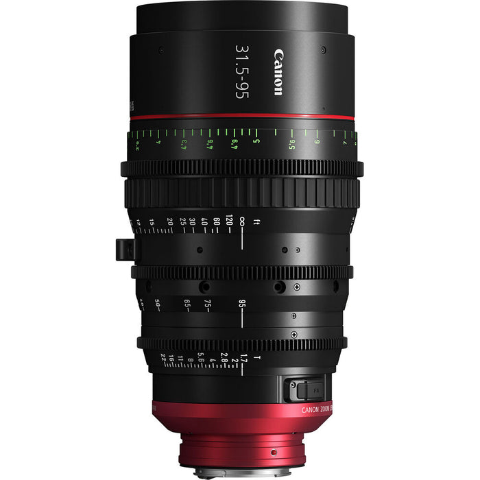 Canon CN-E 31.5-95mm T1.7 EF Mount Cinema Zoom Lens – high-performance cine lens with outstanding optics and smooth focus control.