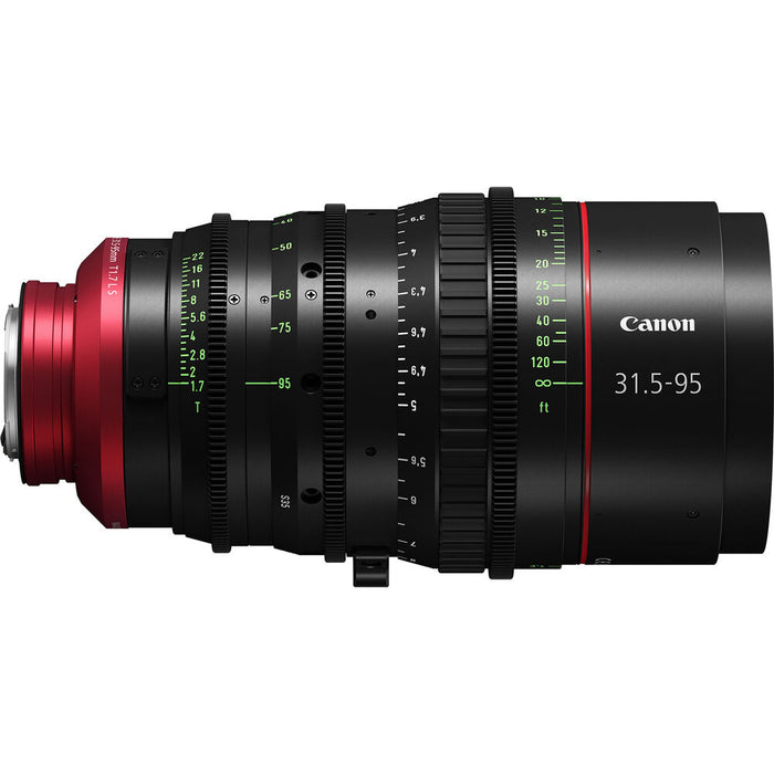 Canon CN-E 31.5-95mm T1.7 EF Mount Cinema Zoom Lens – high-performance cine lens with outstanding optics and smooth focus control.