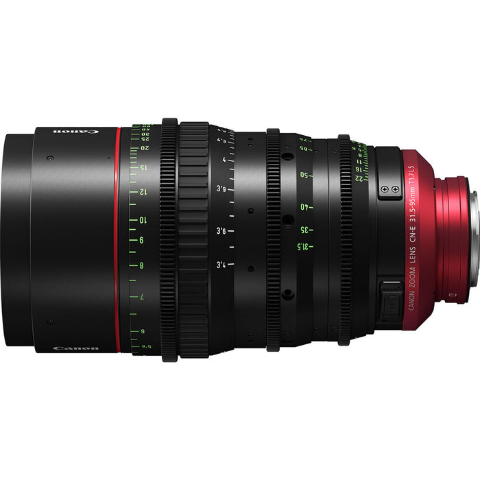 Canon CN-E 31.5-95mm T1.7 EF Mount Cinema Zoom Lens – high-performance cine lens with outstanding optics and smooth focus control.