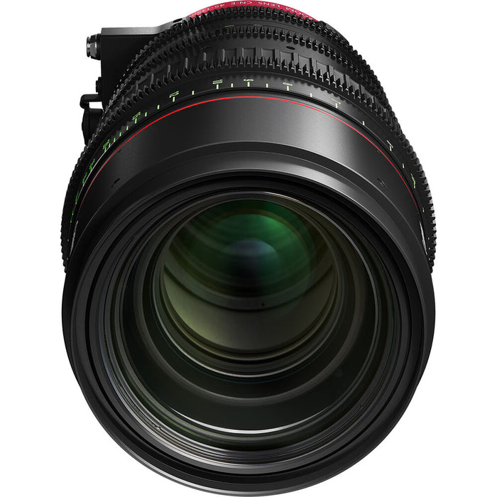 Canon CN-E 45-135mm T2.4 PL Mount Compact Servo Cinema Zoom Lens, ideal for 4K+ filmmaking with smooth focus and precise optical performance.