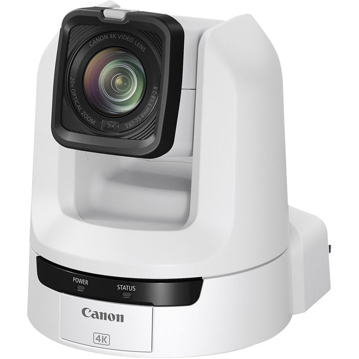 Canon CR-N100W 4K PTZ Camera with 20x Optical Zoom, designed for high-quality live streaming and professional video production.