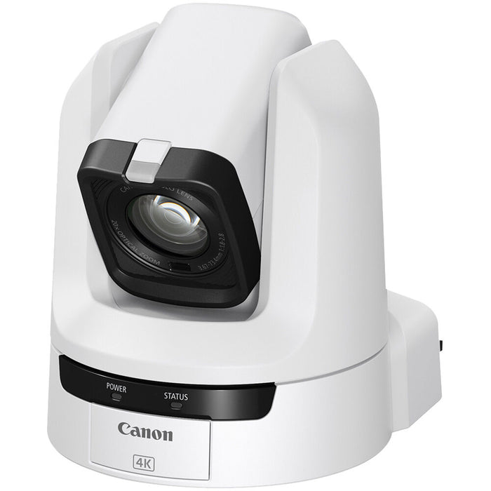 Canon CR-N100W 4K PTZ Camera with 20x Optical Zoom, designed for high-quality live streaming and professional video production.
