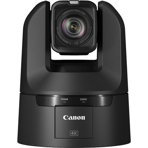 Canon CR-N350 4K NDI PTZ camera with 20x optical zoom in satin black for broadcast and live production