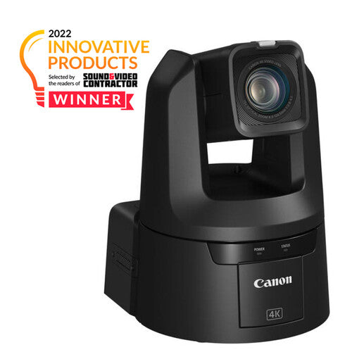 Canon CR-N500 4K UHD PTZ Camera with 15x Optical Zoom and Dual Pixel Autofocus for professional live streaming and broadcasting.