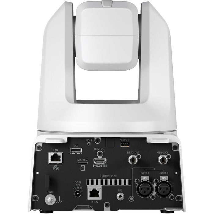 Canon CR-N500W 4K UHD PTZ Camera with 15x Optical Zoom and Dual Pixel Autofocus for professional live streaming and broadcasting.
