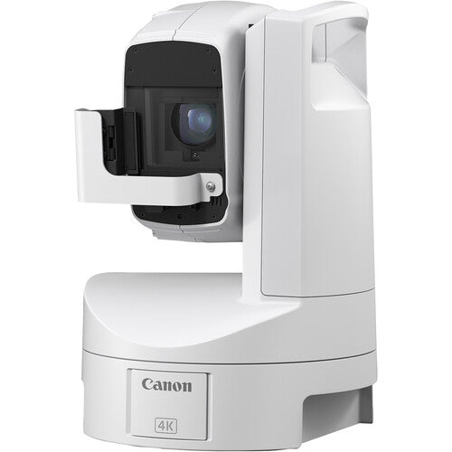 Canon CR-X300W 4K outdoor PTZ camera with 20x optical zoom, ideal for broadcast, live events, and security applications in all weather conditions.