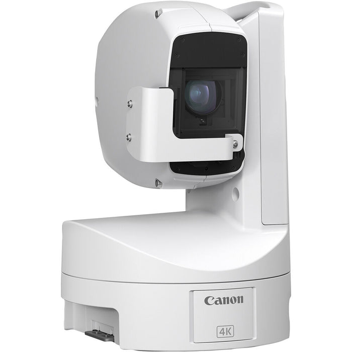 Canon CR-X300W 4K outdoor PTZ camera with 20x optical zoom, ideal for broadcast, live events, and security applications in all weather conditions.