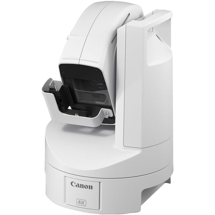 Canon CR-X300W 4K outdoor PTZ camera with 20x optical zoom, ideal for broadcast, live events, and security applications in all weather conditions.