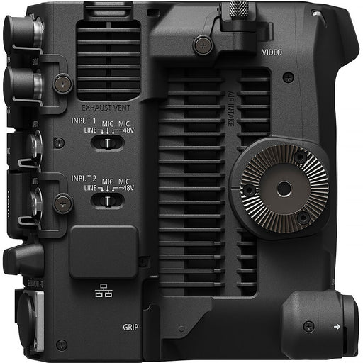 Front view of the Canon EOS C400 6K Full-Frame Cinema Camera with RF mount