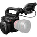 Front view of the Canon EOS C400 6K Full-Frame Cinema Camera with RF mount