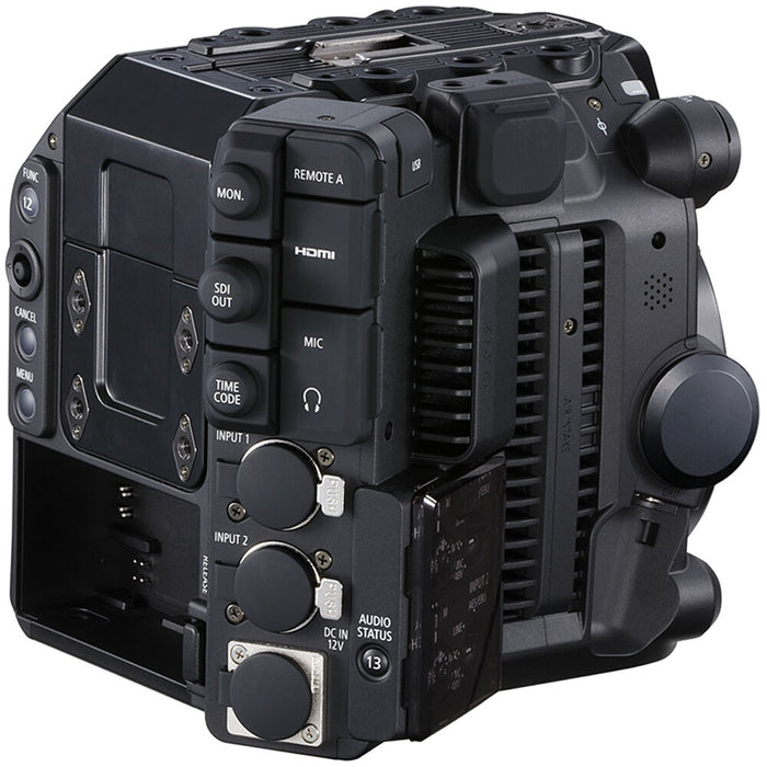 Canon EOS C500 Mark II 5.9K full-frame cinema camera, featuring a modular design, Dual Pixel CMOS AF, and internal Cinema RAW Light recording.