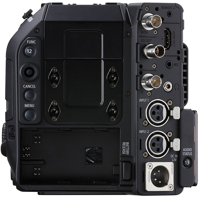 Canon EOS C500 Mark II 5.9K full-frame cinema camera, featuring a modular design, Dual Pixel CMOS AF, and internal Cinema RAW Light recording.