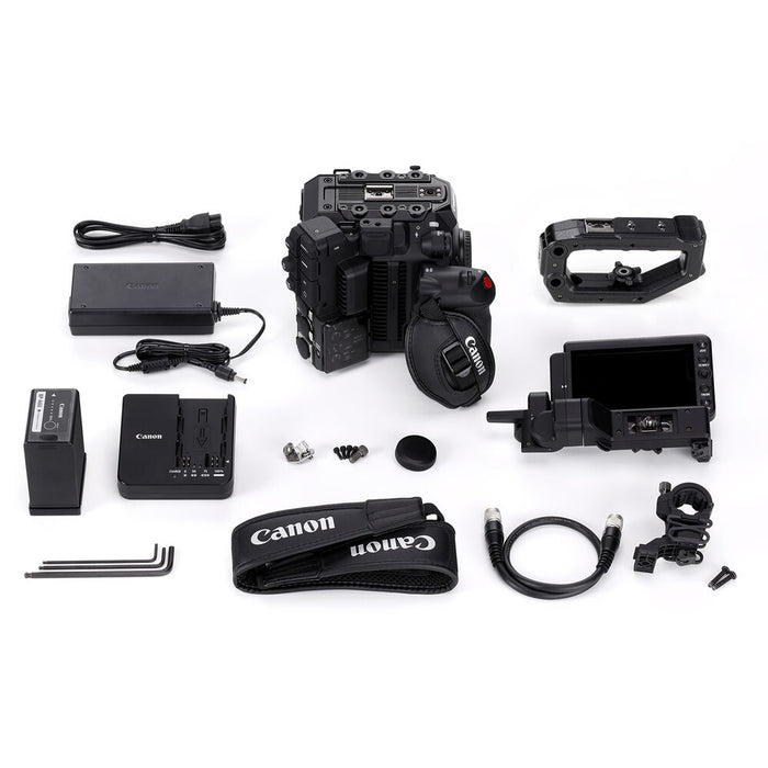 Canon EOS C500 Mark II 5.9K full-frame cinema camera, featuring a modular design, Dual Pixel CMOS AF, and internal Cinema RAW Light recording.