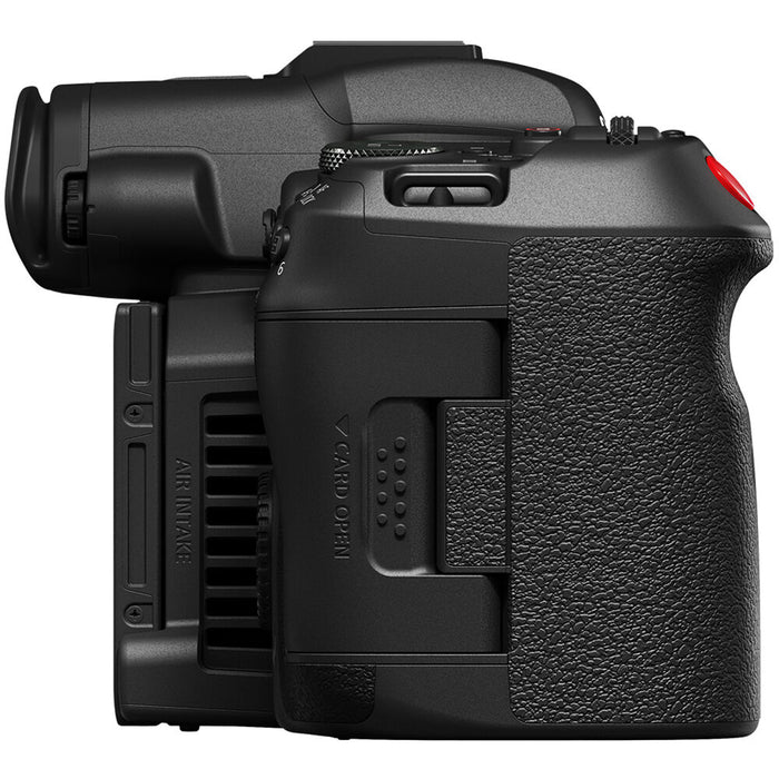 Canon EOS R5C mirrorless hybrid camera with 8K video recording, advanced autofocus, and professional filmmaking features.