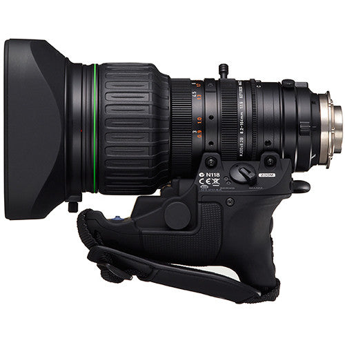 Canon KJ20x8.2B KRSD 2/3 inch HDgc ENG lens with 8.2-164mm focal range and 20x zoom