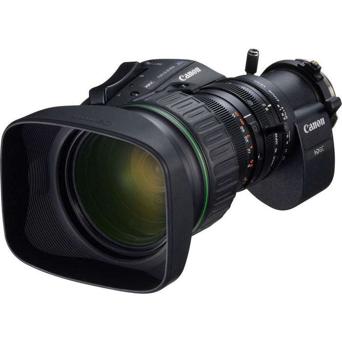 Canon KJ20x8.2B portable 2/3 inch HD broadcast lens with 8.2-164mm range and 2x extender
