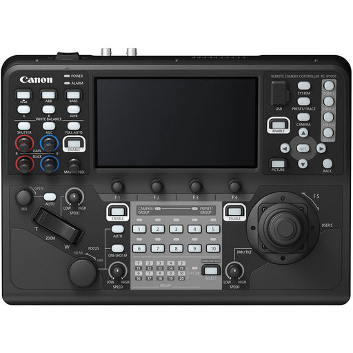 Canon RC-IP1000 Advanced PTZ Camera Controller with 7-inch touch panel and control interface