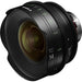 Canon Sumire Prime 14mm T3.1 cinema lens with PL mount and feet scale for full-frame cinematic production