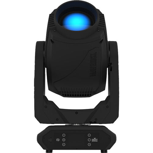 CHAUVET Professional Maverick Force X Spot 520W moving head spot fixture with gobos, prisms, and CMY color mixing