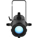 CHAUVET Professional Ovation E-2 FC RGBA-Lime LED ellipsoidal spotlight for theatrical, broadcast, studio, and live event lighting.