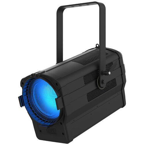 High-output RGBAL LED Fresnel-style fixture with motorized zoom for theatrical, broadcast, studio, worship, and live production lighting.