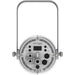 Warm white LED house light in white finish for theaters, churches, auditoriums, and performance venues with smooth professional dimming.