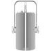 Full-color LED house light in white finish for theaters, churches, auditoriums, and performance venues with professional dimming control.
