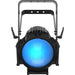 CHAUVET Professional Ovation P-56FC-2 compact silent RGBAL PAR light for theatrical, broadcast, film, and architectural lighting applications.