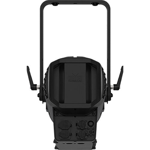 IP-rated full-spectrum LED Fresnel fixture with advanced color mixing, tunable whites, and weather-resistant professional lighting performance.