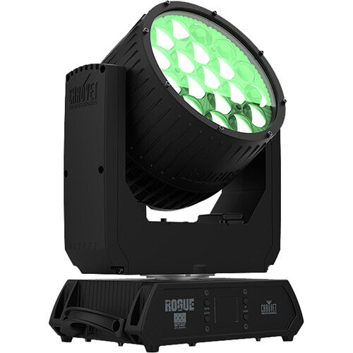 CHAUVET Professional Rogue Outcast 2X Wash IP65-rated outdoor moving head wash fixture with motorized zoom and advanced color mixing