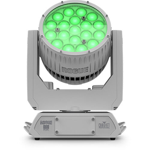 CHAUVET Professional Rogue Outcast 2X Wash M RGB LED moving head wash fixture with LED ring effects and outdoor-rated construction