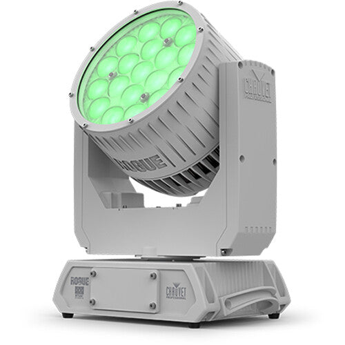 CHAUVET Professional Rogue Outcast 2X Wash M RGB LED moving head wash fixture with LED ring effects and outdoor-rated construction