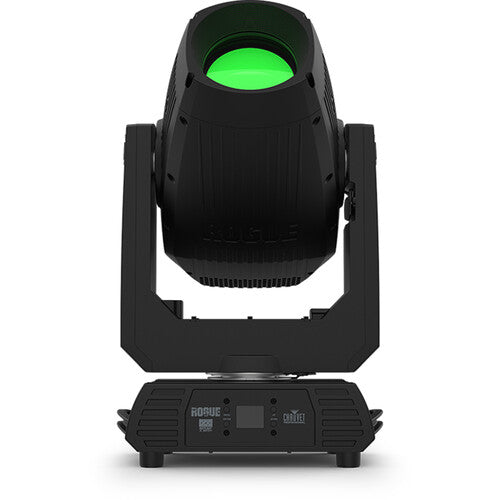 CHAUVET Professional Rogue Outcast 3 Spot-2 LED moving head fixture with gobos, framing shutters, and outdoor-ready construction
