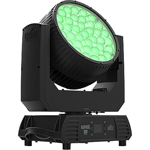 CHAUVET Professional Rogue Outcast 3X Wash outdoor-rated moving head wash fixture with advanced color mixing and motorized zoom