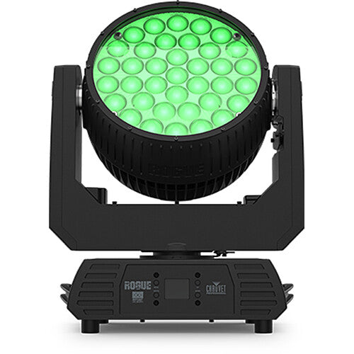 CHAUVET Professional Rogue Outcast 3X Wash outdoor-rated moving head wash fixture with advanced color mixing and motorized zoom