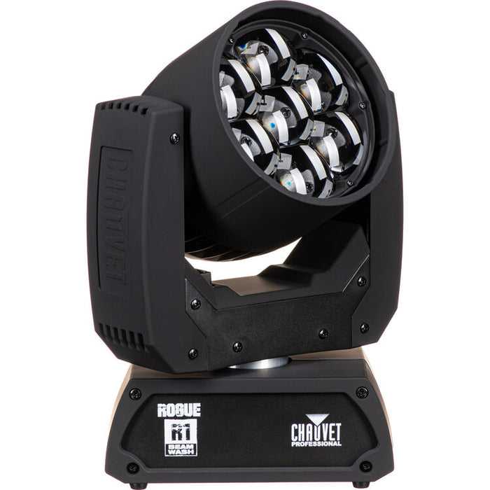 CHAUVET Professional Rogue R1 BeamWash RGBW LED moving head fixture with beam and wash capabilities, motorized zoom, and vibrant color mixing