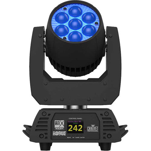 CHAUVET Professional Rogue R1X Wash RGBW LED moving head wash light with motorized zoom and vibrant color mixing