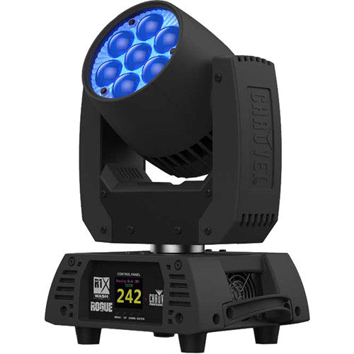 CHAUVET Professional Rogue R1X Wash RGBW LED moving head wash light with motorized zoom and vibrant color mixing