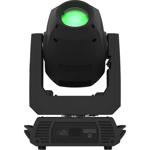 CHAUVET Professional Rogue R2E Spot high-powered moving head fixture with rotating gobos, prisms, and precision optics