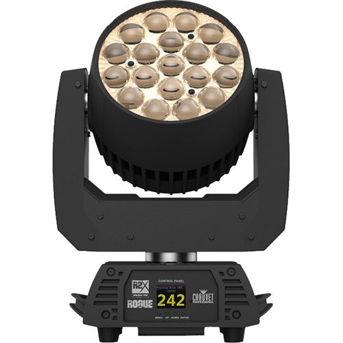 CHAUVET Professional Rogue R2X Wash VW variable white moving head fixture with motorized zoom and tunable white output