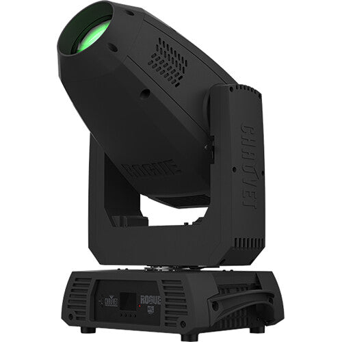 CHAUVET Professional Rogue R3E Spot high-powered moving head fixture with rotating gobos, prisms, animation effects, and motorized zoom