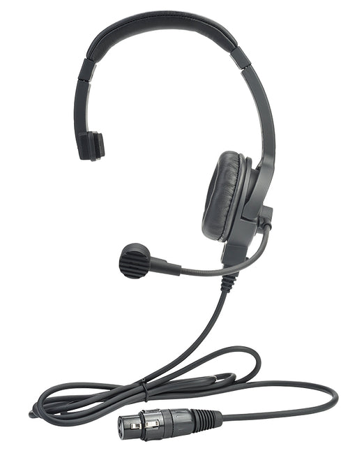 Clear-Com CC-110 single-ear lightweight intercom headset with 4-pin XLR connector