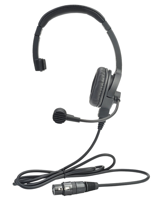 Clear-Com CC-110 single-ear lightweight intercom headset with 4-pin XLR connector
