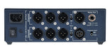 Clear-Com CS-702 two-channel portable intercom main station with headset connection, program input, and stage announce.