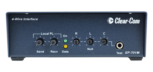 Clear-Com EF-701M 4-wire interface for connecting external audio systems to Clear-Com intercom networks